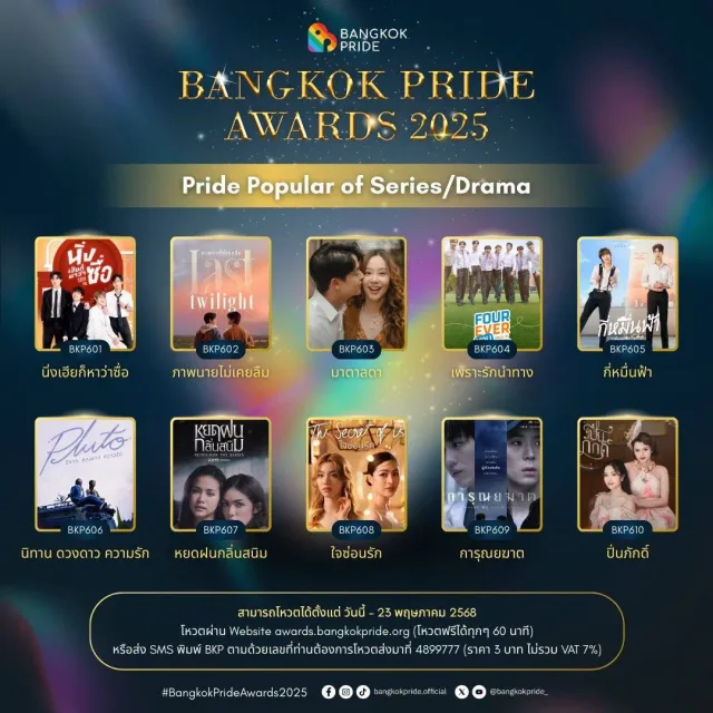 Pride Popular Series Star/Drama (​ใจซ่อนรัก)